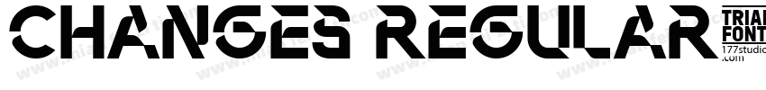 Changes Regular字体转换